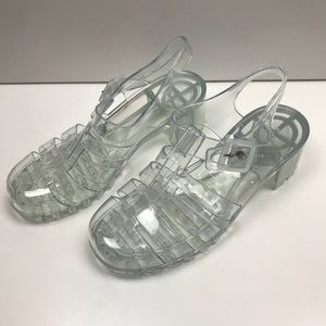 Kalli closed toe slingback jelly sandal
